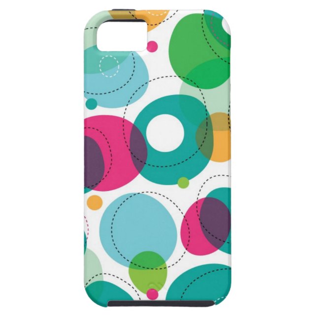 Round bubbles kids pattern Case-Mate iPhone case (Back)