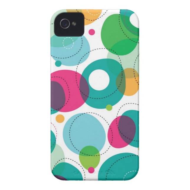 Round bubbles kids pattern Case-Mate iPhone case (Back)