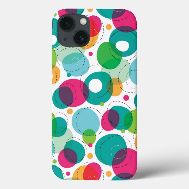 Round bubbles kids pattern Case-Mate iPhone case (Back)