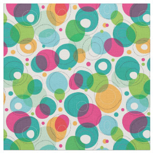 Round bubbles kids pattern fabric