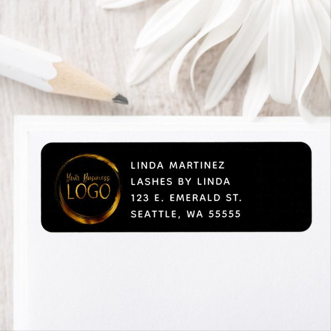 Round Business Logo on Black Promo (Insitu)