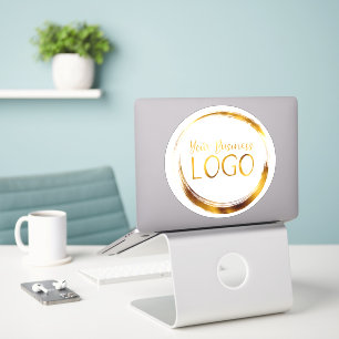 Round Business Logo on White Promo