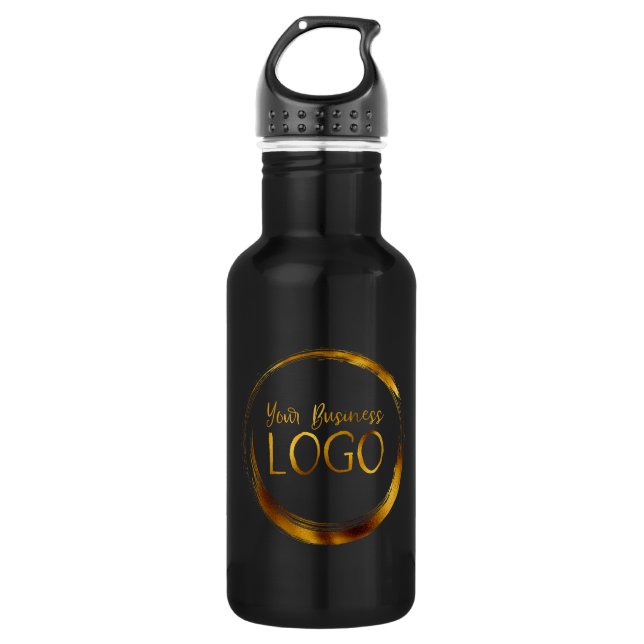 Round Business Logo Promo 532 Ml Water Bottle (Front)