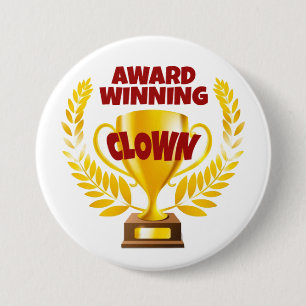 Round Button - AWARD WINNING CLOWN