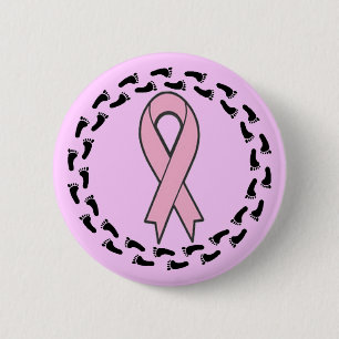 Round Button - Breast Cancer Walk