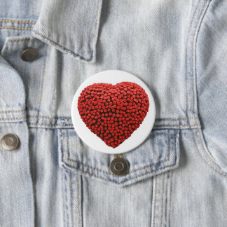 Round Button, Large, 3 Inch 7.5 Cm Round Badge