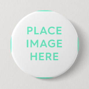 Round Button, Large, 3 Inch - Souvenir Gift Design 7.5 Cm Round Badge