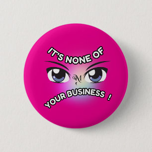 Round Button : None of Yours (magenta)