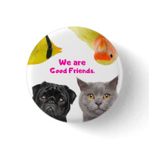 Round Button, Small, 1¼ Inch