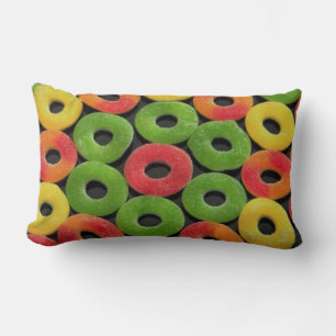 Round Candies Pattern Lumbar Cushion