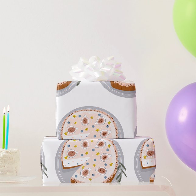 Round Cheesecake Wrapping Paper (Creator Uploaded)
