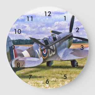 Round clock - Spitfire design