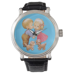 Round Clock Watch