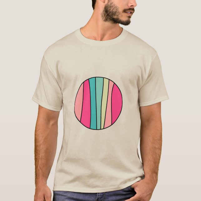 Round Colour Abstract 160422(02) T-Shirt (Front)