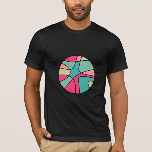 Round Colour Abstract 160422(04) T-Shirt (Front)