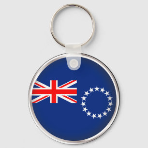 Round Cook Islands Key Ring
