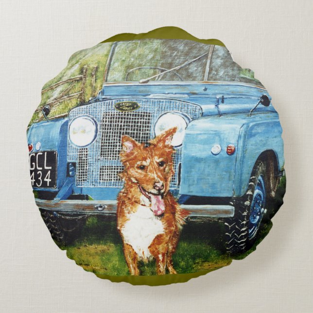Round Cushion "Farmer's Friends" (Back)