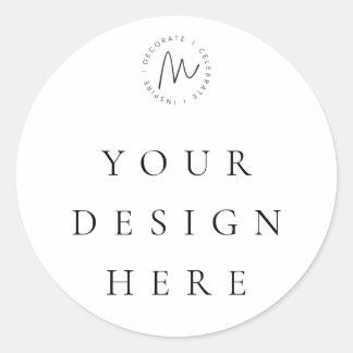 Round Custom Favour Tag