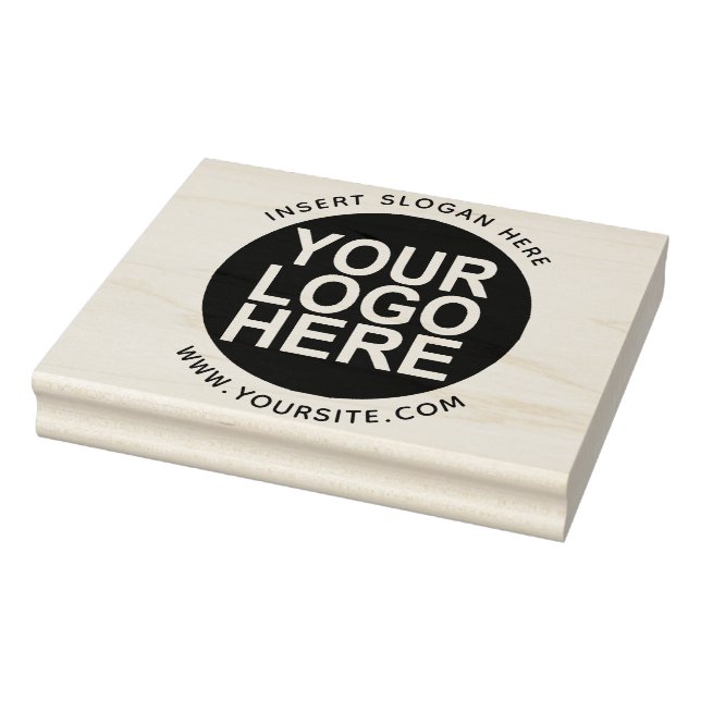 Round Custom Your Company Logo Large Stamp (Stamp)