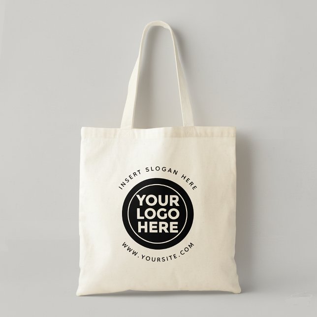 Round Custom Your Company Logo Tote Bag (Creator Uploaded)