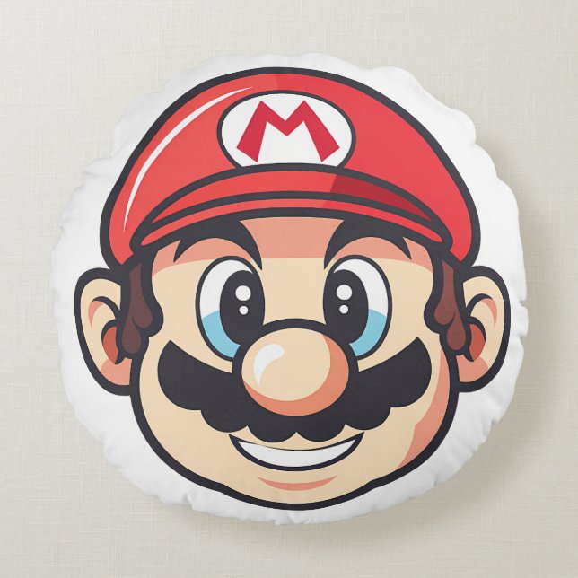 round designed pillow (Front)