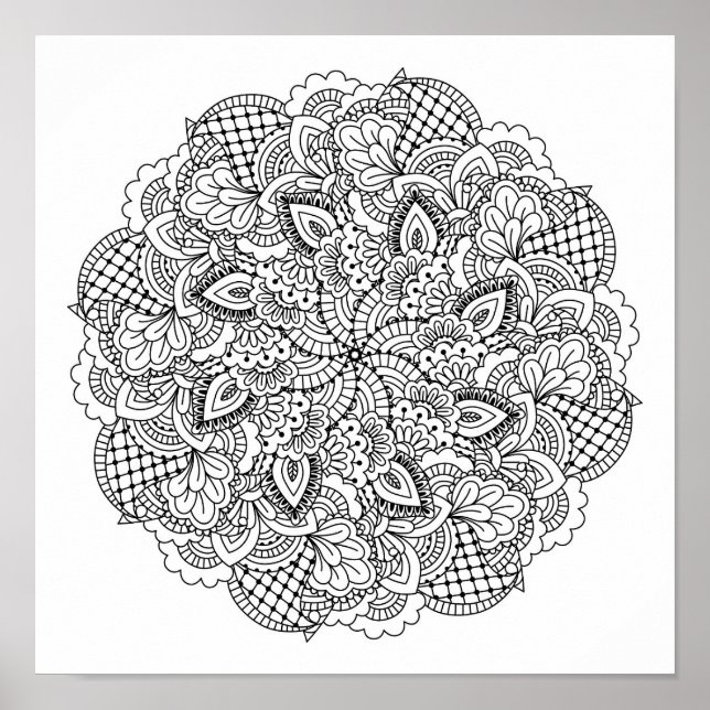 Round Doodle 2 Poster (Front)