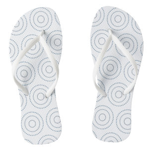 Round dotted gradient art jandals