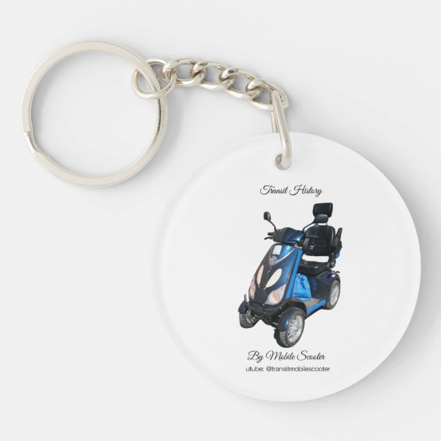 Round double sided key chain (Front)