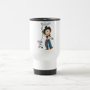 Round Em Up Cowboy Tshirts and Gifts Travel Mug