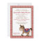 Round Em Up Western Horse Baby Shower Invitation