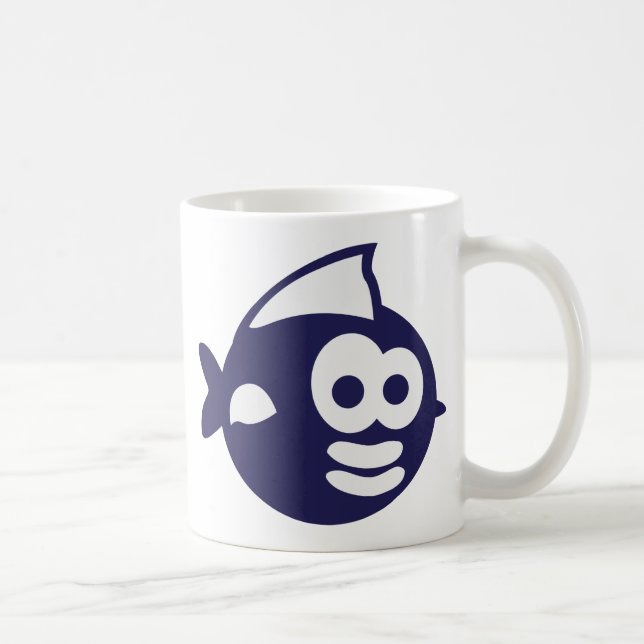 round fish coffee mug (Right)