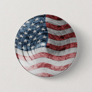 Round Flag 6 Cm Round Badge