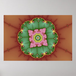 Round - Fractal Poster