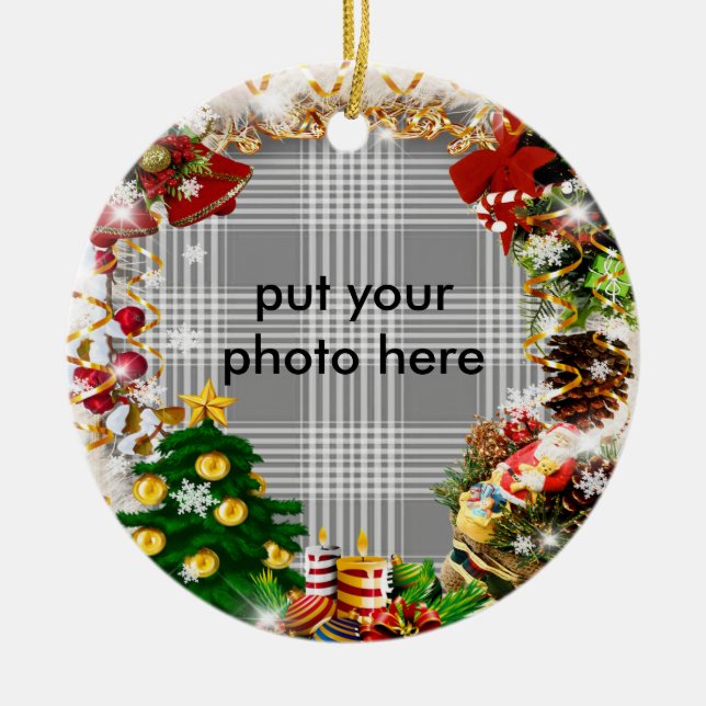 Round frame Ornament (Front)