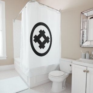 Round Girder Shower Curtain