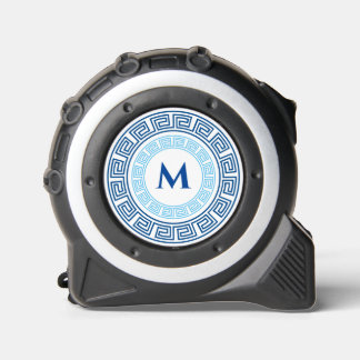 Round Greek Key Custom Monogram  1