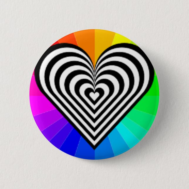 Round Heart Button (Front)