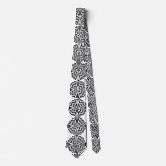 Round Hypnosis Spiral Thunder_Cove Tie (Front)