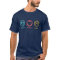 Round Icons Peace Love Paws T-Shirt