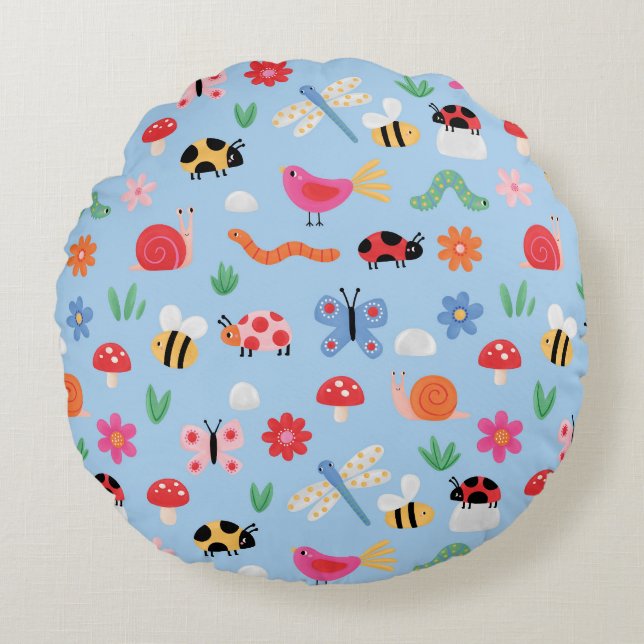 Round Insect Cushion  (Front)