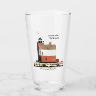 Round Island Lighthouse glass