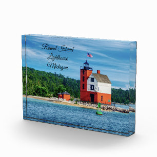 Round Island Lighthouse Photo Block