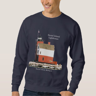 Round Island Lighthouse shirt dark