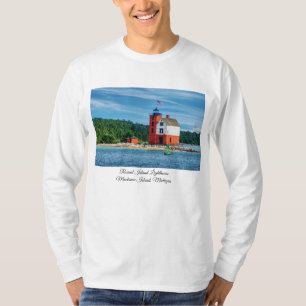 Round Island Lighthouse T-Shirt