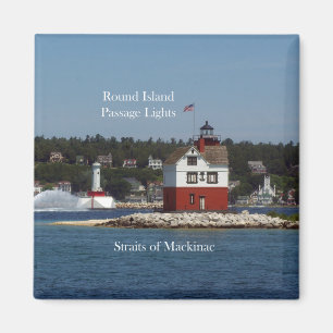 Round Island Passage Lights magnet