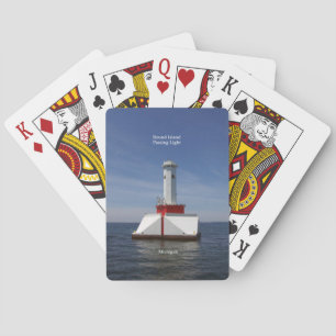 Round Island Passing Light playing cards