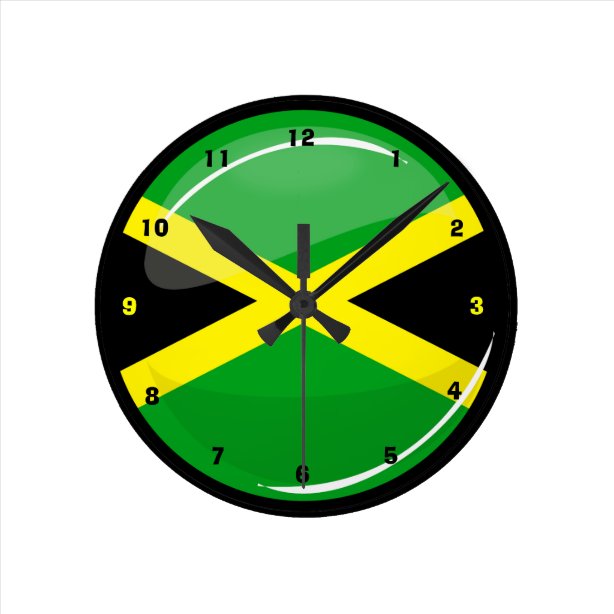 Jamaica Wall Clocks Zazzle.co.nz