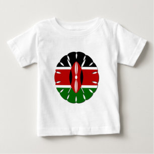 Round Kenyan Motif: A National Symbol Baby T-Shirt