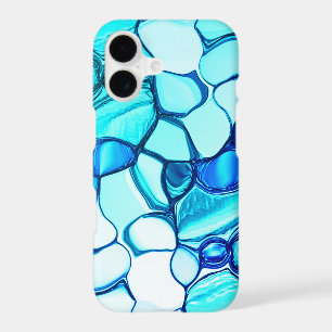 Round like stones in tones similar to aquamarine