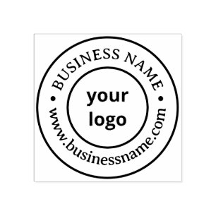 Round Logo Business Stamp